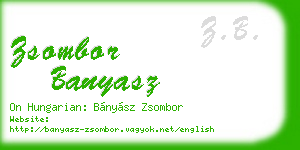 zsombor banyasz business card